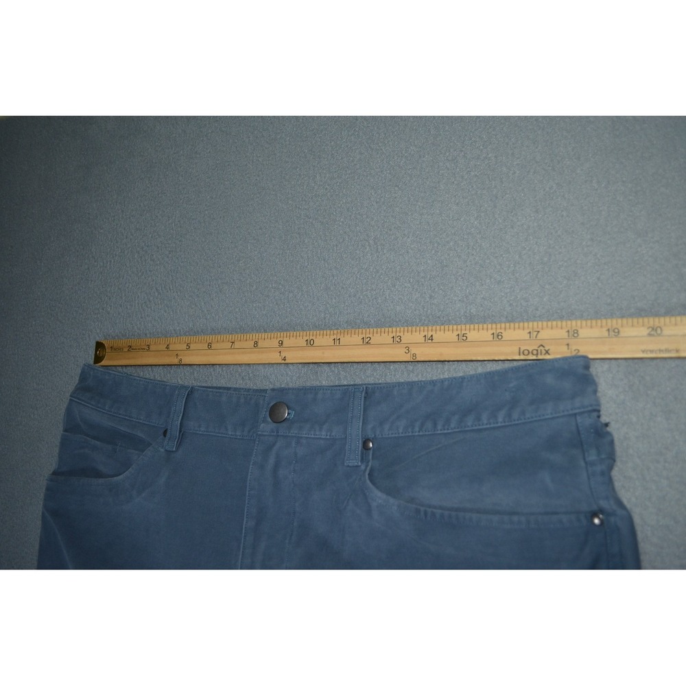 Lululemon Mens 36x31 Utilitech ABC Slim-Fit 5 Pocket Pant Trousers Pants Blue - Picture 3 of 10